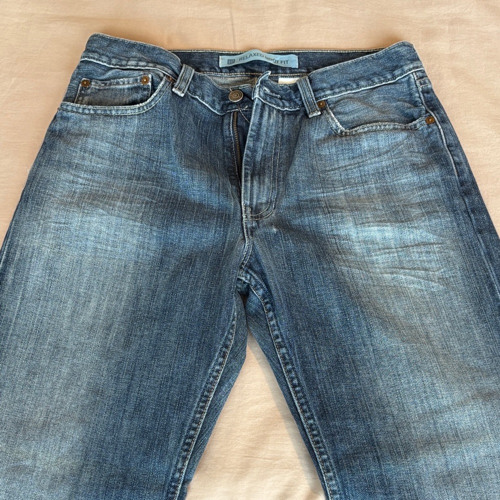 Vintage GAP Men's Light Blue Straight Jeans